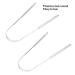 Ankroyu U-Shaped Stainless Steel Tongue Scraper - Effective Bad Breath Removal & Oral Hygiene for Men and Women - Buy Online on SooperMarket.com
