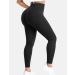 VOYJOY Women's Scrunch Butt Lifting High Waist Yoga Leggings - Black, Small - Buy Online on SooperMarket.com