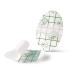 ZQHTY 20 pieces/set of clear disposable belonging water-repellent ear covers caps for showering hair dye bathing showering white 1 # white 1 #