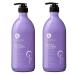 Biotin & Collagen Shampoo Conditioner Set Thicking Shampoo for Hair Loss & Fast Hair Growth Sulfate & Paraben Free Keratin & Color Safe 2x33.08oz