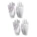 FOMIYES 36 Pairs Art Working Glove Lab Work Glove Hydrating Extra Large Inspection Spa Moisturizing Hand Care White Protection