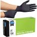 Inspire Black Nitrile Gloves - Original Quality Disposable Latex-Free Thick Medical & Cooking Gloves - Large Size | Best International Shipping - Buy Online on SooperMarket.com