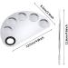 Ckanday 2 SPACK Professional Makeup Palette & Stainless Steel Cosmetic Spatula Set - Mix Foundation Effortlessly - Buy Online on SooperMarket.com