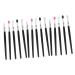 PLAFOPE 15 Pcs Silicone Eyeshadow Brush Lipstick Applicator Makeup Glitter Lipstick