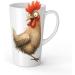 White Ceramic Kids Chicken Mug - Large 483 ml Perfect for Hot Chocolate or Milk Fun and Easy to Use - Buy Online on SooperMarket.com