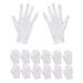 Cotton Gloves 6 Pairs Soft Hands Moisturizing White Gloves for Women and Men