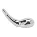 Silver Eye Massage Wand Stick Zinc Alloy Ergonomic Wrinkle Removal Eye Cream Applicator Skin Care Massager Tool for Women Face Eyes