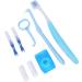 Orthodontic Care Set - Braces Cleaning Brush Interdental Brush Wax Tools & Dental Floss Retractor for Optimal Oral Hygiene - Buy Online on SooperMarket.com
