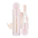 Highlighter with Face Brush Liquid Highlighter Luminizer with Shimmer Finish Long Lasting Smooth Lightweight Highlighter Smudge Proof Natural-Looking Waterproof Face Illuminator#04 004 highlighter 10.00 ml (Pack of 1)