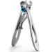 KVSERT 2X Nail Clipper Set Thick Toenail & Fingernail Cutter with Wide Opening Stainless Steel Kit for Men & Women Silver - Buy Online on SooperMarket.com