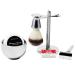 predolo High-quality shaving brush set with wooden handle and shaving soap