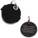 Dog Brand Pocket Engraving | Push Button | Synthetic Leather Keychains in Blue Black Red Yellow | 30mm Customizable Control Tags - Buy Online on SooperMarket.com