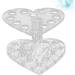 Mikinona 1pc Nail Art Penholder Nail Art Brush Holder Makeup Pen Stand Art Painting Pen Stand Manicure Pen Holder Pen Display Stand Holder No Bend Hair Clips Heart-shaped Makeup Brush 8.7x8.5cm Silver - Buy Online on SooperMarket.com