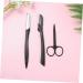 Didiseaon Nose Hair & Eyebrow Shaping Kit | Stainless Steel Beard Eyebrow Comb Razor & Facial Shaver Set for Precision Grooming - Buy Online on SooperMarket.com