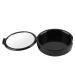 Denture Container Easy to Clean Lightweight Portable Dentures Environmentally Friendly Wide Application for the Elderly (Black)