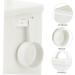 FOYTOKI Box Dispenser Lidded Storage Bin Laundry Dispenser Refillable Containers Iron White 1 count (Pack of 1) White - Buy Online on SooperMarket.com