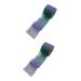 Hemoton 2pcs Lace Fabric Lace Trim Tulle Ribbon Sheer Ribbon Tutu Ribbon Gauze Ribbon Skirt Spool Purplex2pcs 6x6x6cmx2pcs