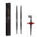 Eyebrow Pencil,Cuckoo 2 Pack of Waterproof Ultra Precise Brow Pencil,Microblading Eyebrow Makeup Pen with Eyebrow Razor,Long-lasting Natural Brows (2 PACK, DARK BROWN) 2 PCS DARK BROWN