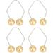 2 Pair Dimple Trainer Tool Piercing Improve Smile Dimple Maker Balls for Face Cheeks (Champagne Gold) - Buy Online on SooperMarket.com