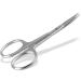 Nail scissors with extra large finger eyes - curved cut - stainless steel