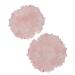 Jauarta 2 Pack Rose Quartz Eye Pad Migraine Relief Eliminates Wrinkles Puffiness Quartz Cooling Eye Cover