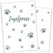 Wilhelm Fell vaccination passport for animals I personalized for your pet i personal gift idea for pet owners i protective cover for the vaccination pass for pets (paw blue) vaccination pass for animals paw blue