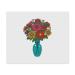 2 x Microfiber Cleaning Cloths "Vase of Flowers" (LC00024931)