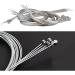 BlueSunshine 10 Pcs 1.8m Bike Shifter/Brake Cable Set with Alloy Cap End Tips - 10 Pack - Buy Online on SooperMarket.com