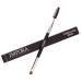 Duo Eyebrow Brush & Spoolie by Impora London. Flat Angled Brush Perfect for Lining / Shaping Brows. Use with Gel Cream or Powder Colours. Spoolie for Brows or Lashes.