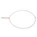 Mindful Breathing Necklace Skin Friendly Stress Relief Mindful Necklace Titanium Steel for Women for Daily Wear Rose Gold