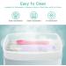 Vicloon Baby Spoons 7 Pcs - Silicone Self-Feeding Weaning Spoons for Kids & Infants - Training Spoon Set for Toddlers - Light Color - Buy Online on SooperMarket.com
