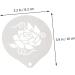 Zerodeko 3pcs Coffee Pull Pattern Molds for Chocolate Coffee Design Stencils Bunny Coffee Stencils Latte Art - Buy Online on SooperMarket.com