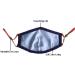 DSCOVER Kids Cloth Face Mask with Adjustable Ear Loops 5 Pack 100% Cotton Washable & Reusable Kids Face Masks Purple - Buy Online on SooperMarket.com