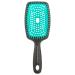 Curl Keeper The Original FLEXY BRUSH (Turquoise) For Detangling and Curl Clumping