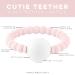 Ryan and Rose Cutie Teether Rattle - Pink | Silicone Teething Toy - Buy Online on SooperMarket.com
