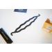 6-Piece Black Plastic Hair Donut Bun Maker & Styling Accessory - Buy Online on SooperMarket.com