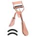 Professional Eyelash Curler with Comb | Metal Lash Curler & 2 Refill Pads | Precision Eye Makeup Tool for Women & Girls - Buy Online on SooperMarket.com