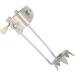 BORDSTRACT Stainless Steel 5-Prong Cane Tip Ice Grip Attachment - Anti-slip Safety Accessory for Walking Canes, Trekking Poles, and Crutches - Buy Online on SooperMarket.com