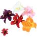 JSGHGDF Fabric Flower Hair Clip for Women Elegant Cloth Flower Side Clip Hair Style Accessories Ponytail Holder Barrettes Purple - Buy Online on SooperMarket.com
