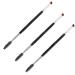 3Pcs Dual Brow Brush Set - Portable Professional Dual Headed Angled Eyebrow Brushes for Beauty Room & Travel - Ideal for Precise Eyebrow Application - Buy Online on SooperMarket.com