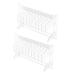 HAPINARY 2 Sets Nail Display Board Durable Nail Tips Holder Acrylic Display Holder Decorative Nail Art Tip Boards Manicure Supplies Nail Tips Display Holder Nail Art Display Supplies