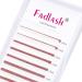 Eyelash Extension Volume 0.07 Color Lashes Extension Easy Fan Lashes Blooming Volume Lash Extensions D Curl Self Fanning Lashes (White 0.07-D, 15-20 Mixed) 0.07-D-White 15-20mm