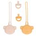 Safe Silicone Pacifier for Newborns | High-Temperature Resistant Baby Pacifiers | Curved Design for Comfort - Buy Online on SooperMarket.com