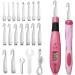 Yarniss Light Up Crochet Hooks Set - 17 Sizes with Stitch & Row Counter - Buy Online on SooperMarket.com