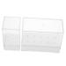 Mipcase 2 Pcs Nail Drill Bit Container Drill Bit Stand for Nails Nail Drill Bit Holder Drill Bits Cleaning Brush Case Drill Bits Display Case Nail Bits Manicure Tools Portable Plastic