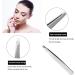 Dajidafu Hair Tweezers Stainless Steel Mirror with Matte Finish Easy to Grip Handy Comfortable Ergonomic Precision Eyebrow Clip - Buy Online on SooperMarket.com