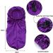 Shop Ladaypoa Long Satin Hair Hood for Girls | 2-Piece Silky Sleeping Hat Set - Extra Large Black & Purple Satin Sleeping Cap - Buy Online on SooperMarket.com
