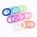 20Pcs Mix 14 Colors Safe Silicone Pacifier Dummy Chain Adapter Holder O Ring - Inner Size 21.5mm - Buy Online on SooperMarket.com
