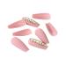 Brishow Long Pink Artificial Nails - 24pcs Press-On Nails with Rhinestones for Women & Girls Shop Now! - Buy Online on SooperMarket.com