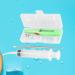FOMIYES LED Ear Wax Removal Tools - Stainless Steel Ear Cleaner Spoon with Syringe for Ear Care - Portable Ear Wax Cleansing Kit - Random Color - Buy Online on SooperMarket.com